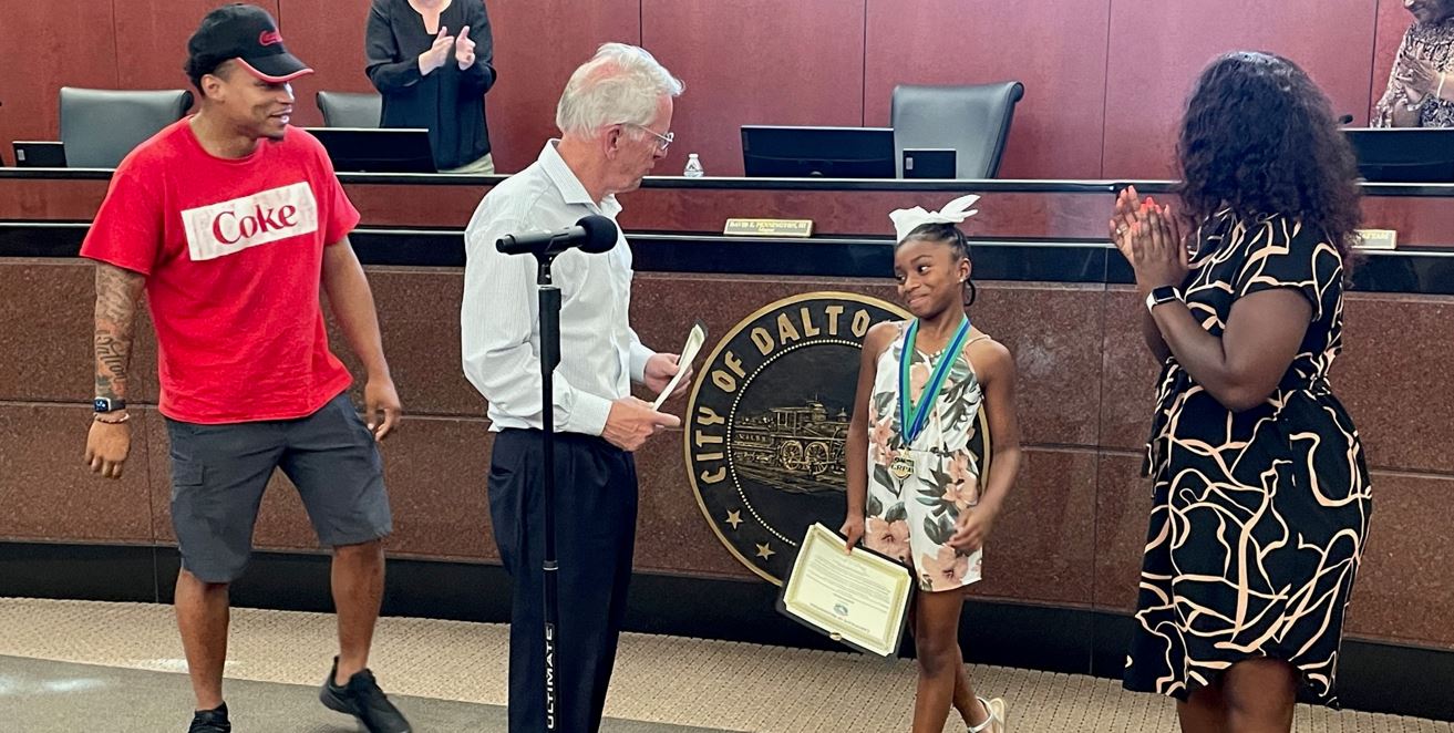 City Honors Track Champion Dalton, GA