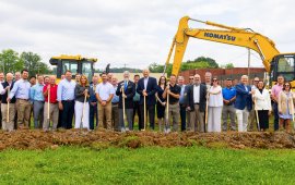 Local leaders gathered Thursday at the future sight of the Hamilton Street Rural Workforce Housing Project to break ground and k