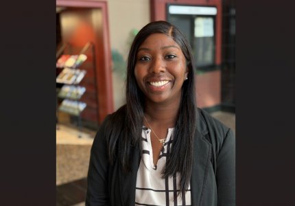 A portrait of Haliyma Jones, the sole finalist for the position of Human Resources director 