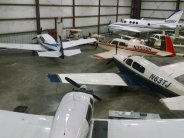 An image of an airport hangar