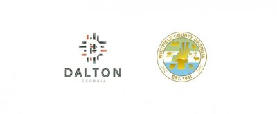 Logos for the City of Dalton and Whitfield County 