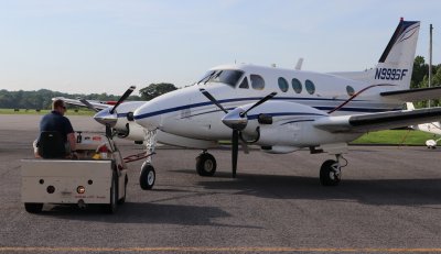 An image of an airplane parked at the Dalton Airport