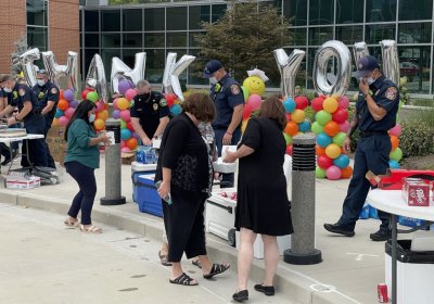 The City of Dalton and DDDA served meals to the staff at Hamilton Medical Center Thursday