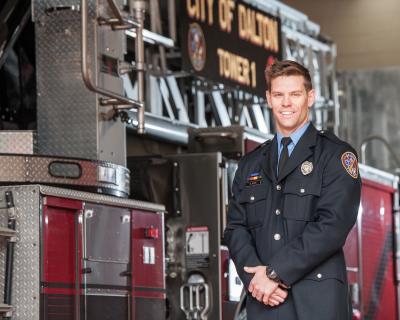 Firefighter of the Year Dale Reed