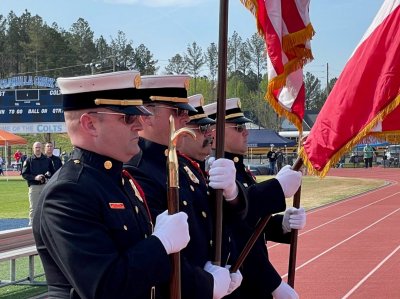 the DFD honor guard 