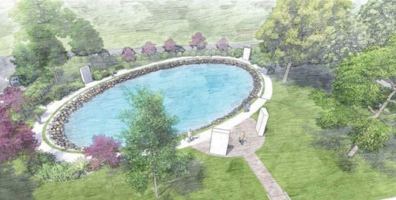  An artist's rendering shows what the park might look like when it is completed