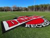The DPRD logo on the soccer field